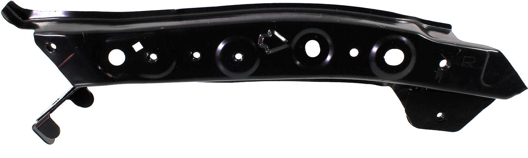 Upper Radiator Support Tie Bar, Steel, for 2013-2017 Nissan Sentra with 1.8L Engine, Right (Passenger) Side, Replacement