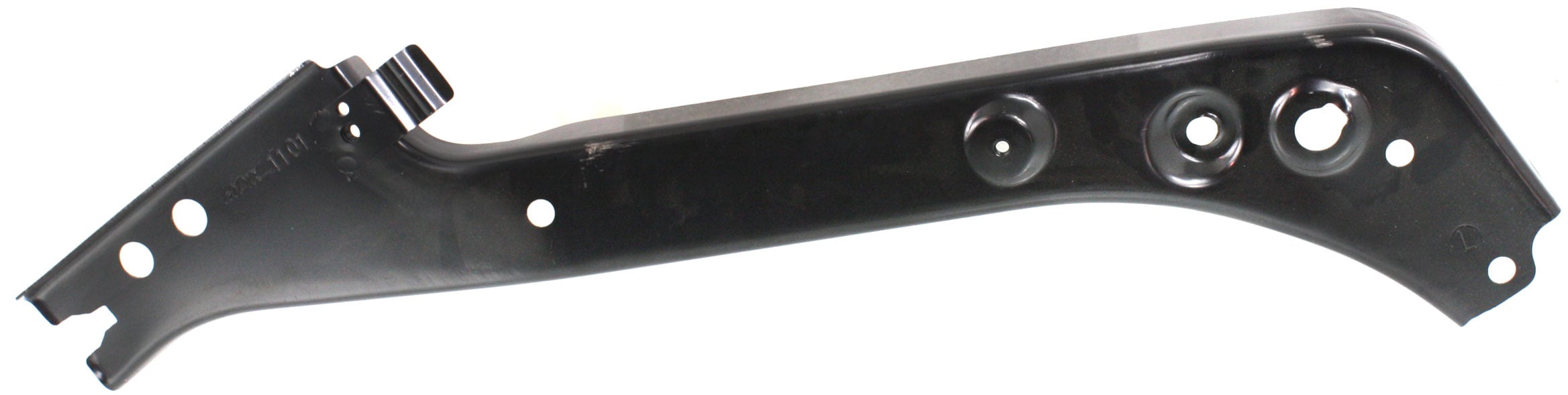 Radiator Support Upper Tie Bar for Nissan Rogue 2008-2013, Rogue Select 2014-2015, Left (Driver) Side, Black Steel, Replacement