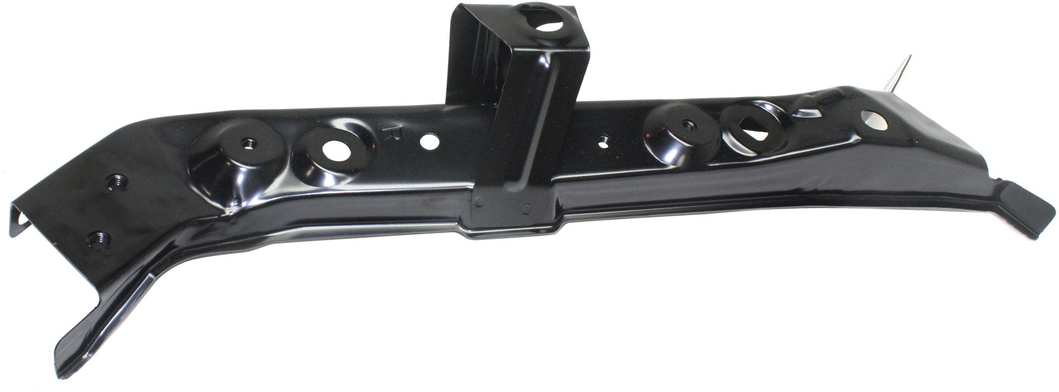 Radiator Support Right (Passenger), Upper Tie Bar for Nissan Rogue 2014-2020, Steel, Hybrid/Non-Hybrid Models (Korea Built 2015-2020 / Japan/USA Built), Replacement (CAPA Certified)