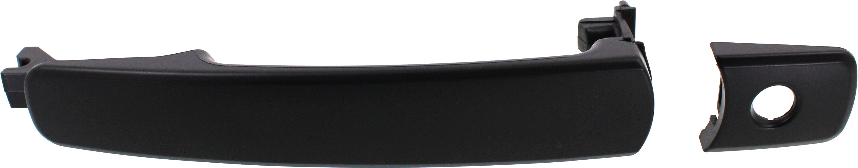 Front Exterior Door Handle for Infiniti FX35/FX45 (2003-2008), Nissan Rogue (2008-2013), Rogue Select (2014-2015), Left (Driver), Primed (Ready to Paint), w/ Keyhole Cover, Replacement