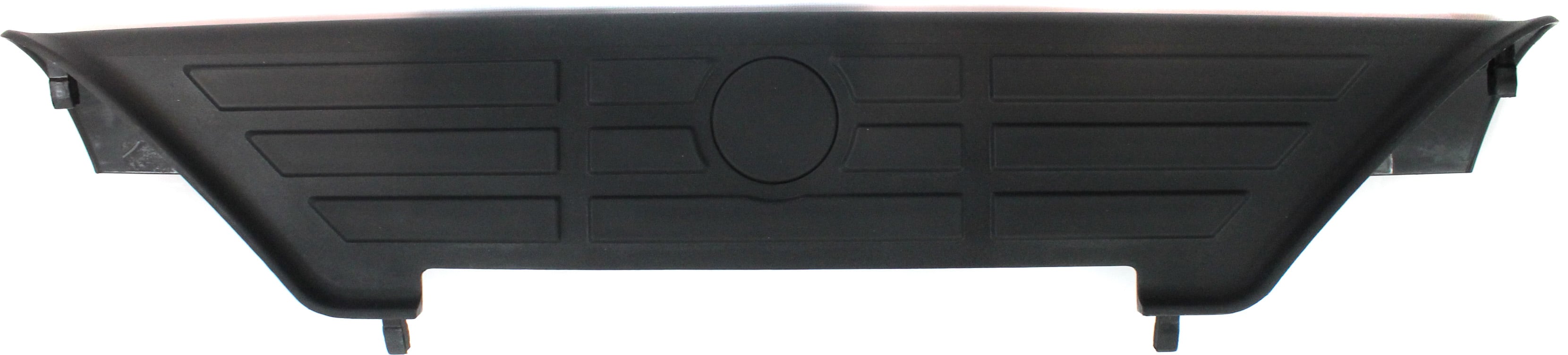 Center Rear Bumper Step Pad for 2004-2015 Nissan Titan, Textured Black Finish, Replacement