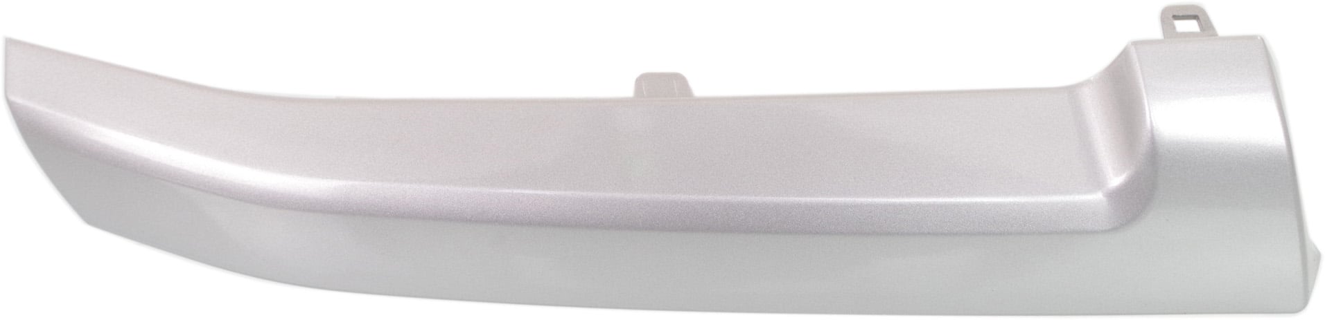 Grille Molding for Subaru Impreza 2012-2014, Right (Passenger) Side, Adhesive, Painted Silver, Excludes WRX Models, Sedan/Wagon, Replacement