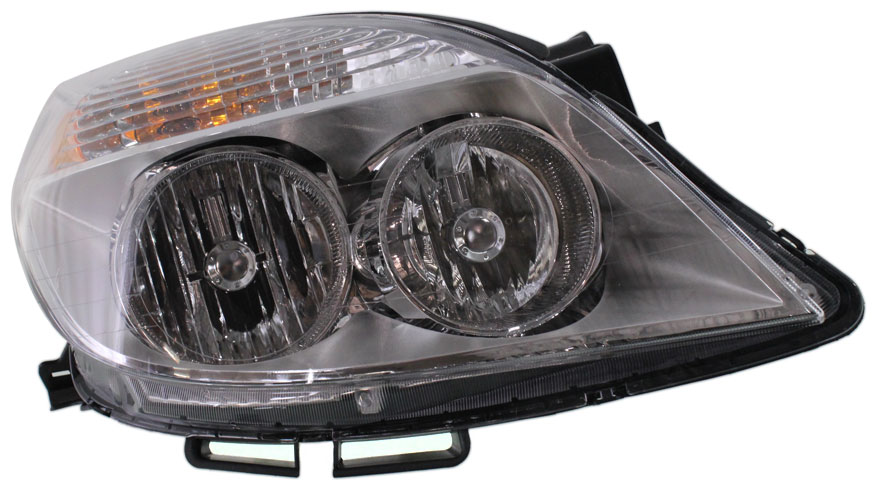 Headlight Assembly for Saturn Aura 2007, Right (Passenger), Halogen, Fits up to April 11, 2007, Replacement