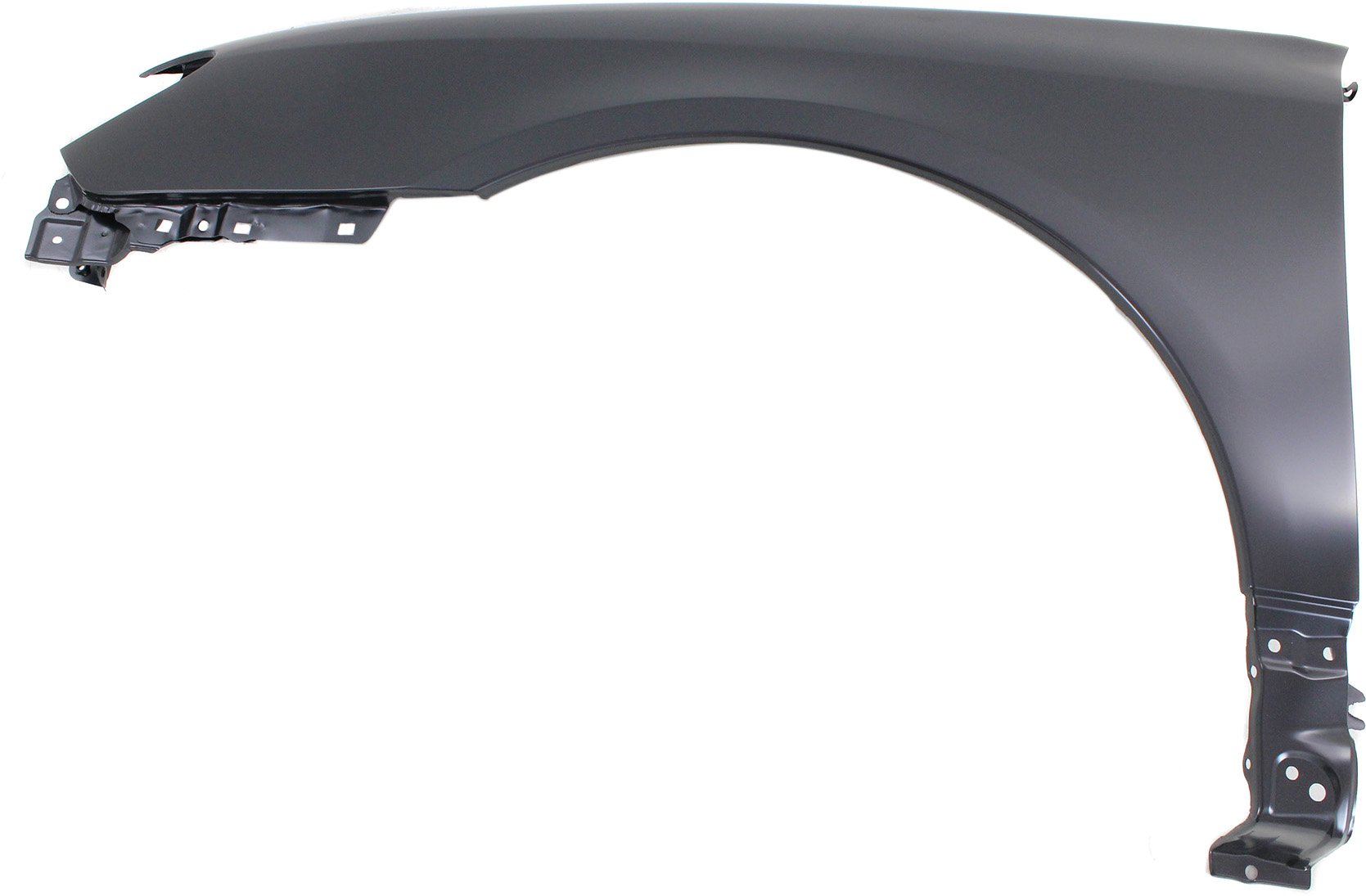 Front Fender for Subaru Impreza 2006-2007 Wagon, Left (Driver), Steel, Primed (Ready to Paint), without Signal Light Hole, Replacement