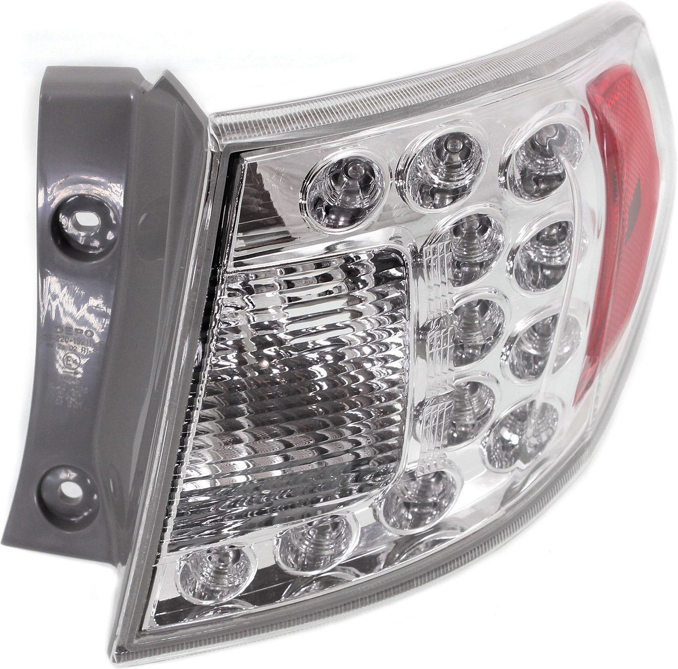 Tail Light for Subaru Impreza Wagon 2008-2014, Right (Passenger) Side, Outer Lens and Housing, Replacement