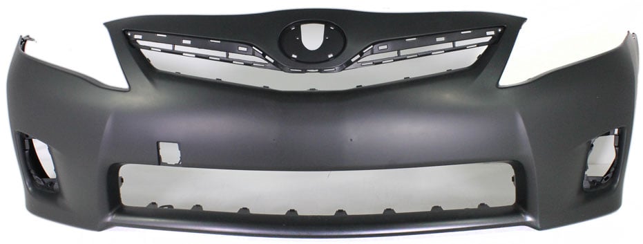 Front Bumper Cover for Toyota Camry 2010-2011, Primed (Ready to Paint), Suitable for Hybrid Model, Built for Japanese Vehicles, Replacement
