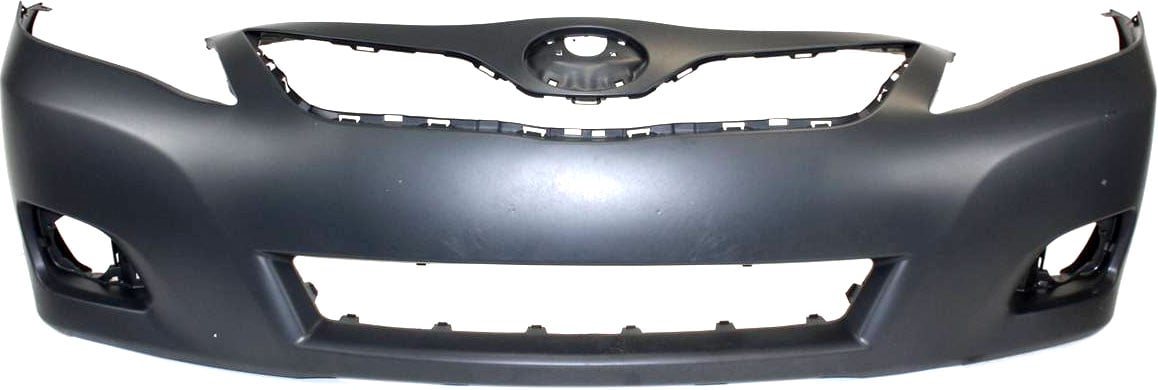 Front Bumper Cover for Toyota Camry 2010-2011, Primed (Ready to Paint), Designed for Hybrid Model, Compatible with USA Built Vehicle, Replacement