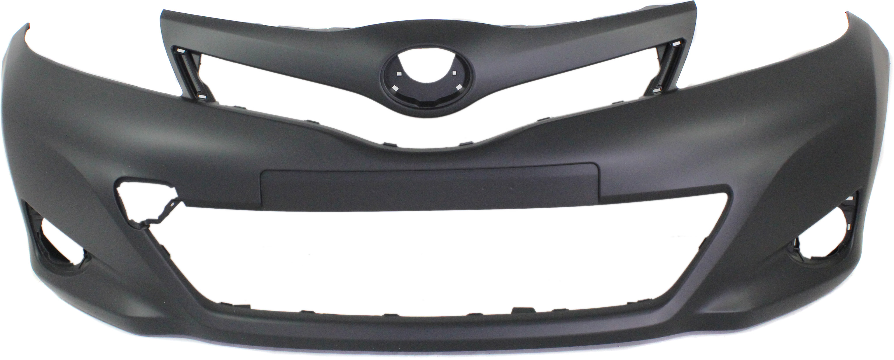 Front Bumper Cover for Toyota Yaris 2012-2014, CE/Comfort Edition/L/Limited Edition/LE/Luxury Edition Models, Japan Built Vehicle, Primed (Ready to Paint), Replacement