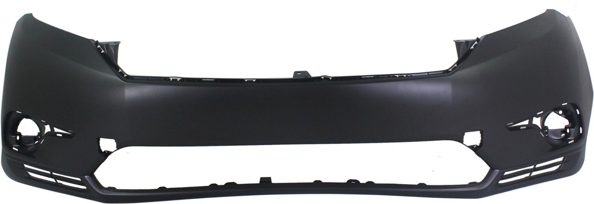 Front Bumper Cover for 2011-2013 Toyota Highlander, Primed (Ready to Paint), Japan-Built Vehicle, (Excludes Hybrid Models), Replacement