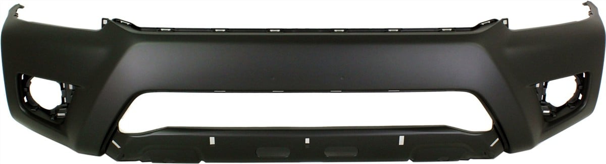 Front Bumper Cover for Toyota Tacoma 2012-2015 Base Model, Textured, Without Wheel Opening Flares, Replacement (CAPA Certified)