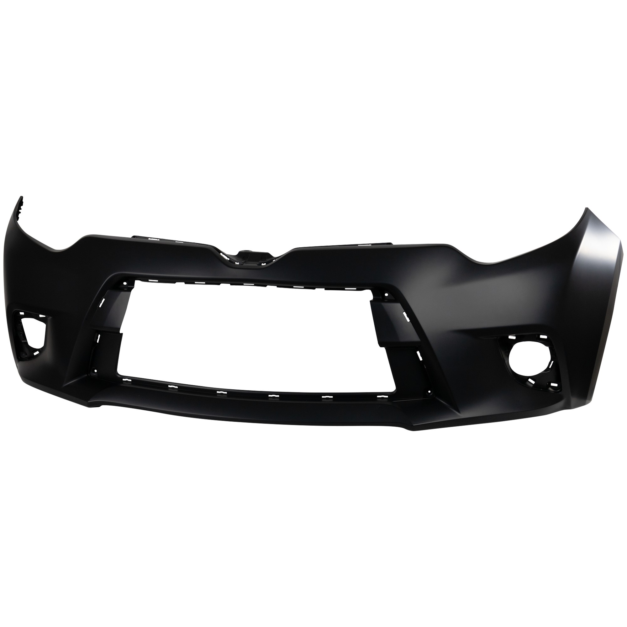 Front Bumper Cover for Toyota Corolla 2014-2016, Primed (Ready to Paint), Excludes S/Special Edition Model, Replacement (CAPA Certified)