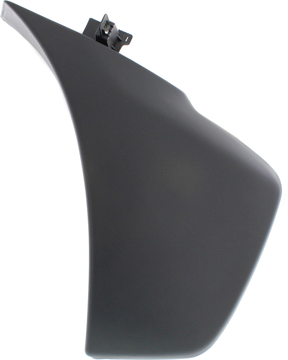 Front Bumper End Right (Passenger) for Toyota Tacoma 2012-2015, Textured, Excluding X-Runner Model, with Wheel Opening Flares, Replacement