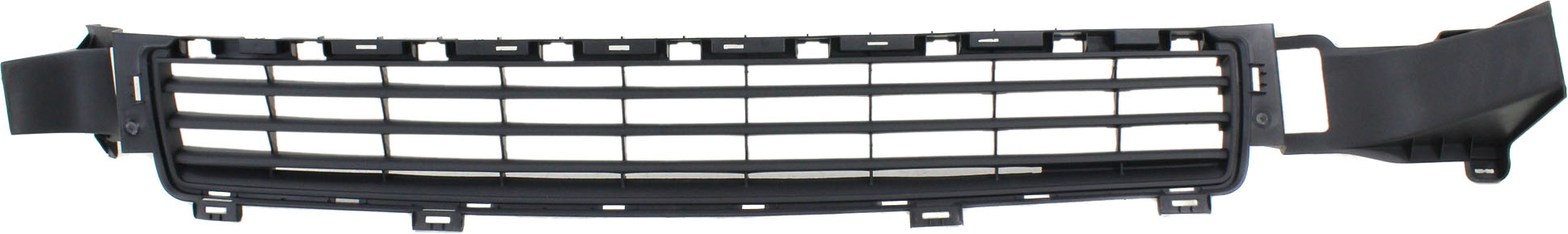 Front Bumper Center Grille Garnish for Toyota Sequoia, Black, Fits 2008-2017, Without Laser Cruise Control, Replacement