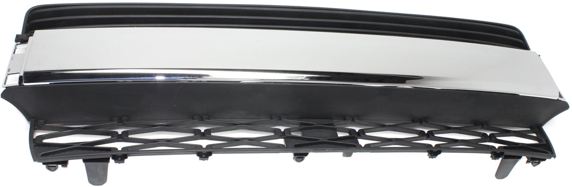 Front Bumper Grille for 2014-2019 4Runner, Textured Black, Without Nightshade Edition, With Holes for Chrome Trim, Replacement