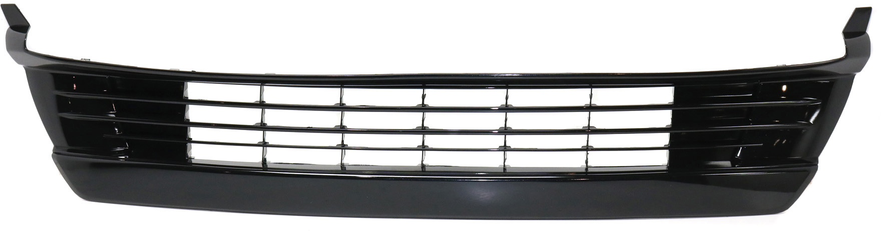 Front Bumper Grille for Toyota Prius 2012-2015, Black, Without Pre-Collision System, Replacement (CAPA Certified)