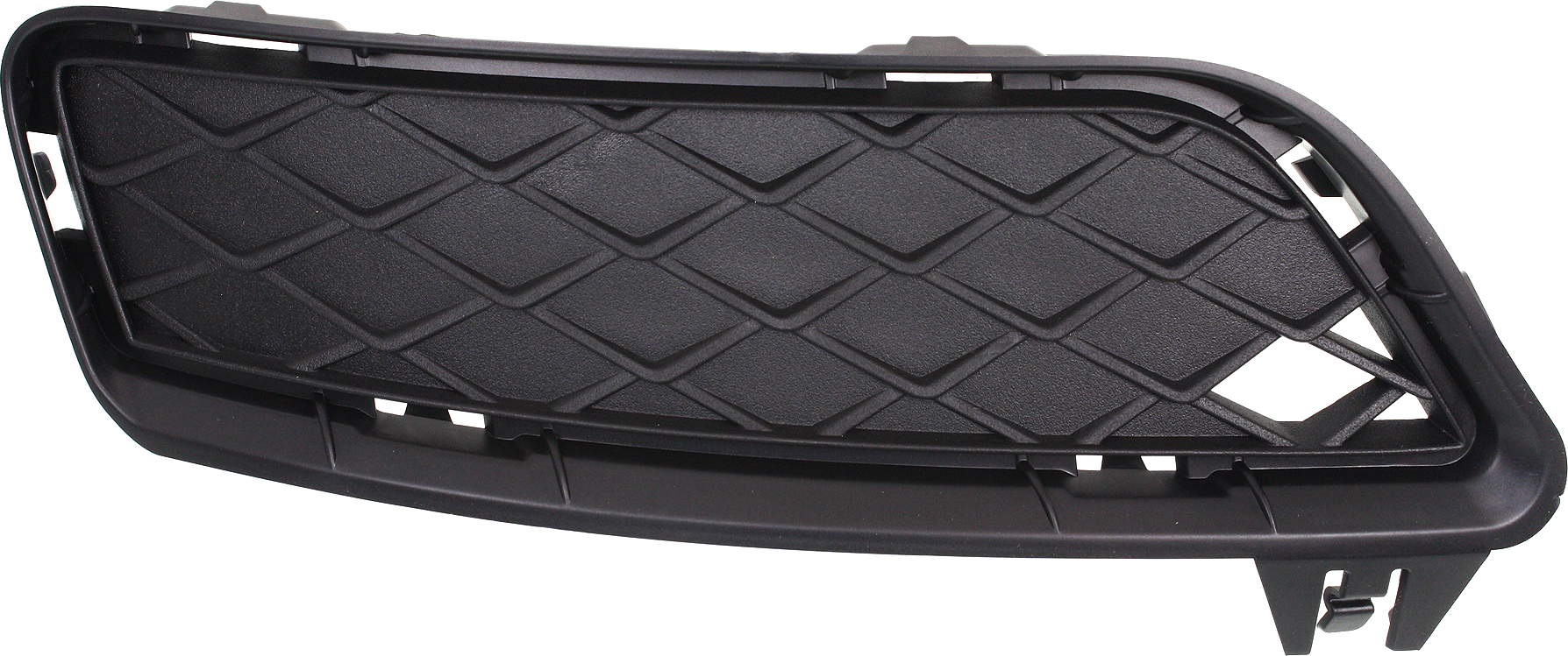 Front Bumper Grille for BMW X3 2011-2014, Left (Driver) Side, Outer, without M Package, without Parking Distance Control Sensor Holes, Replacement