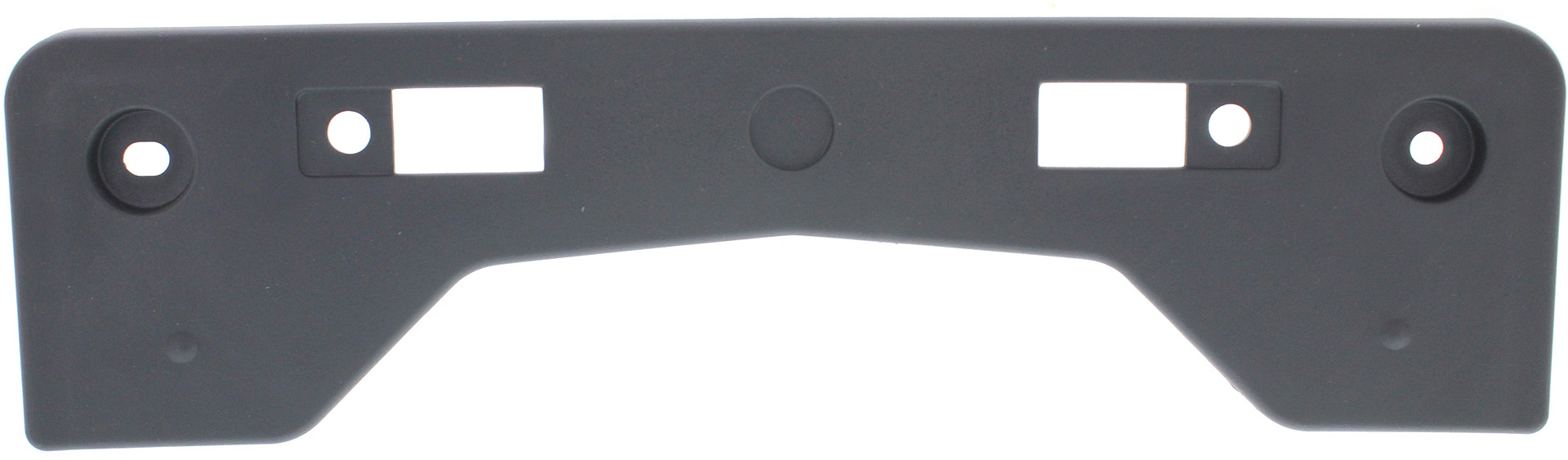 Front License Plate Bracket for Toyota RAV4 2013-2015, Textured Black, Excludes EV Model, Replacement