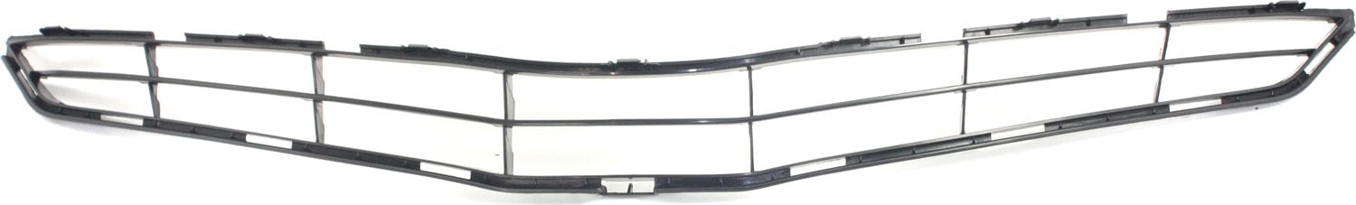 Lower Grille for Toyota Camry 2010-2011, Textured Dark Gray Shell and Insert for Hybrid Model, Replacement (CAPA Certified)