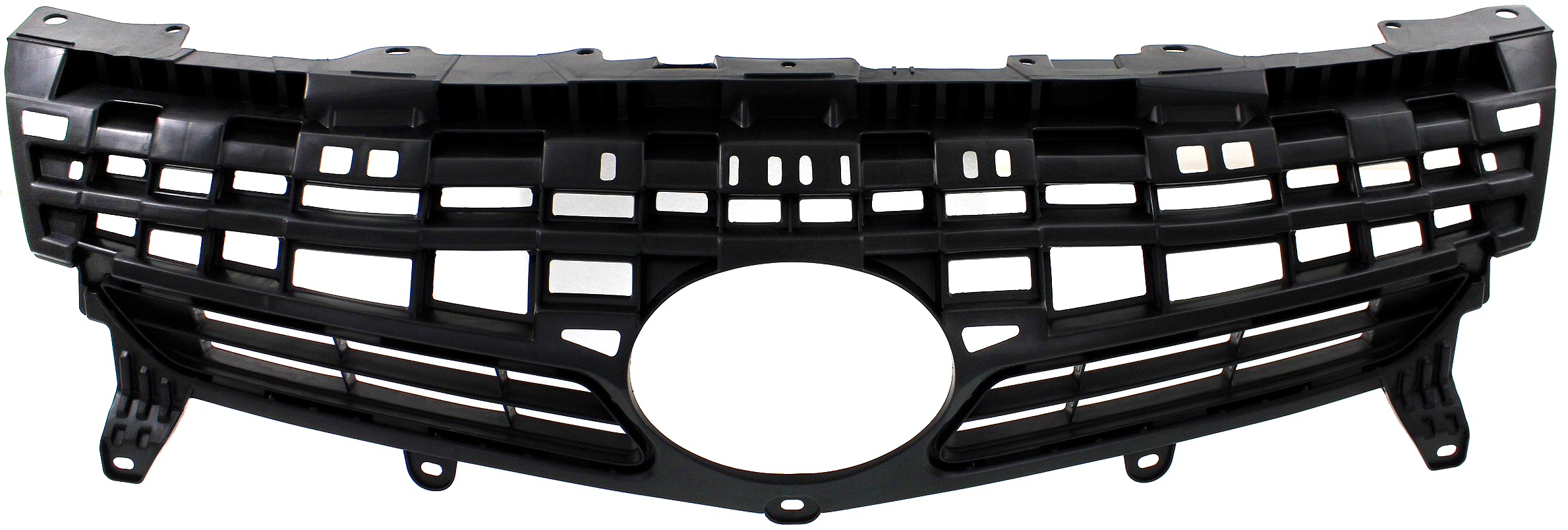 Textured Black Shell and Insert Grille for Toyota Prius/Prius Plug-In 2012-2015, Replacement (CAPA Certified)