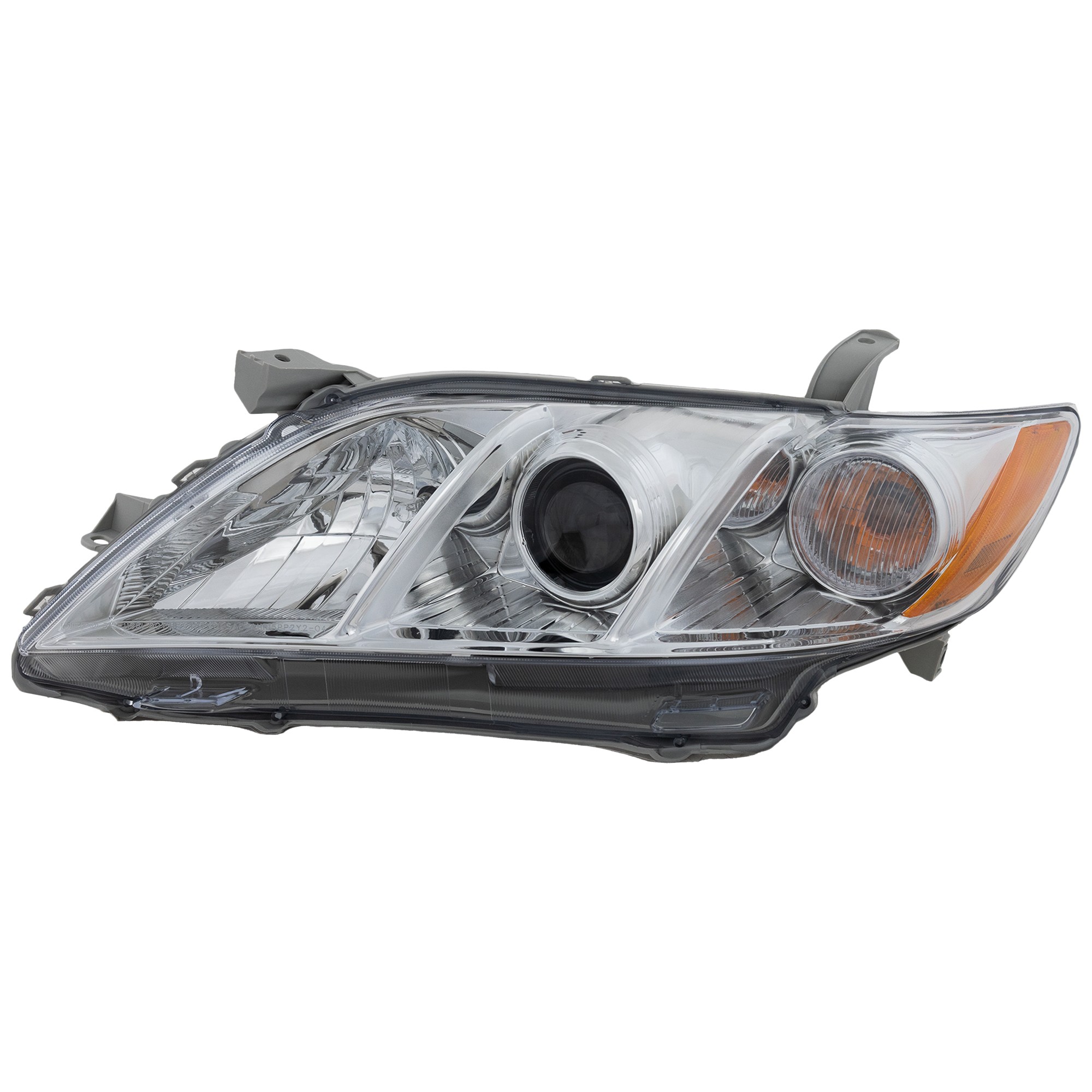 Headlight Assembly for 2007-2009 Toyota Camry, Halogen, Left (Driver), Base/CE 2007/LE/XLE Models, for USA Built Vehicle, Replacement (CAPA Certified)