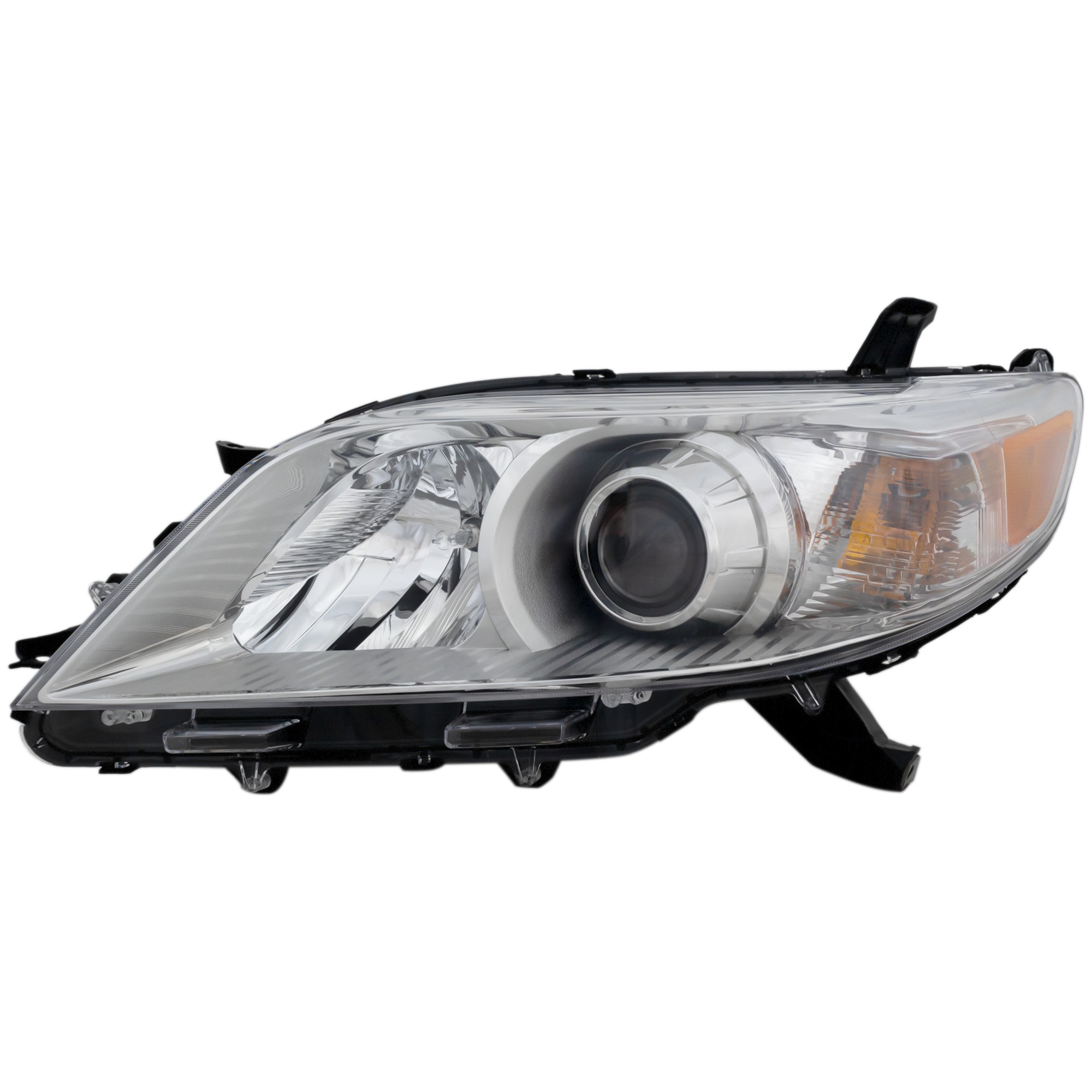 Headlight Assembly for Sienna Toyota 2011-2020, Left (Driver), Halogen, 2015-2020 without LED Daytime Running Light, Excluding SE Model, Replacement