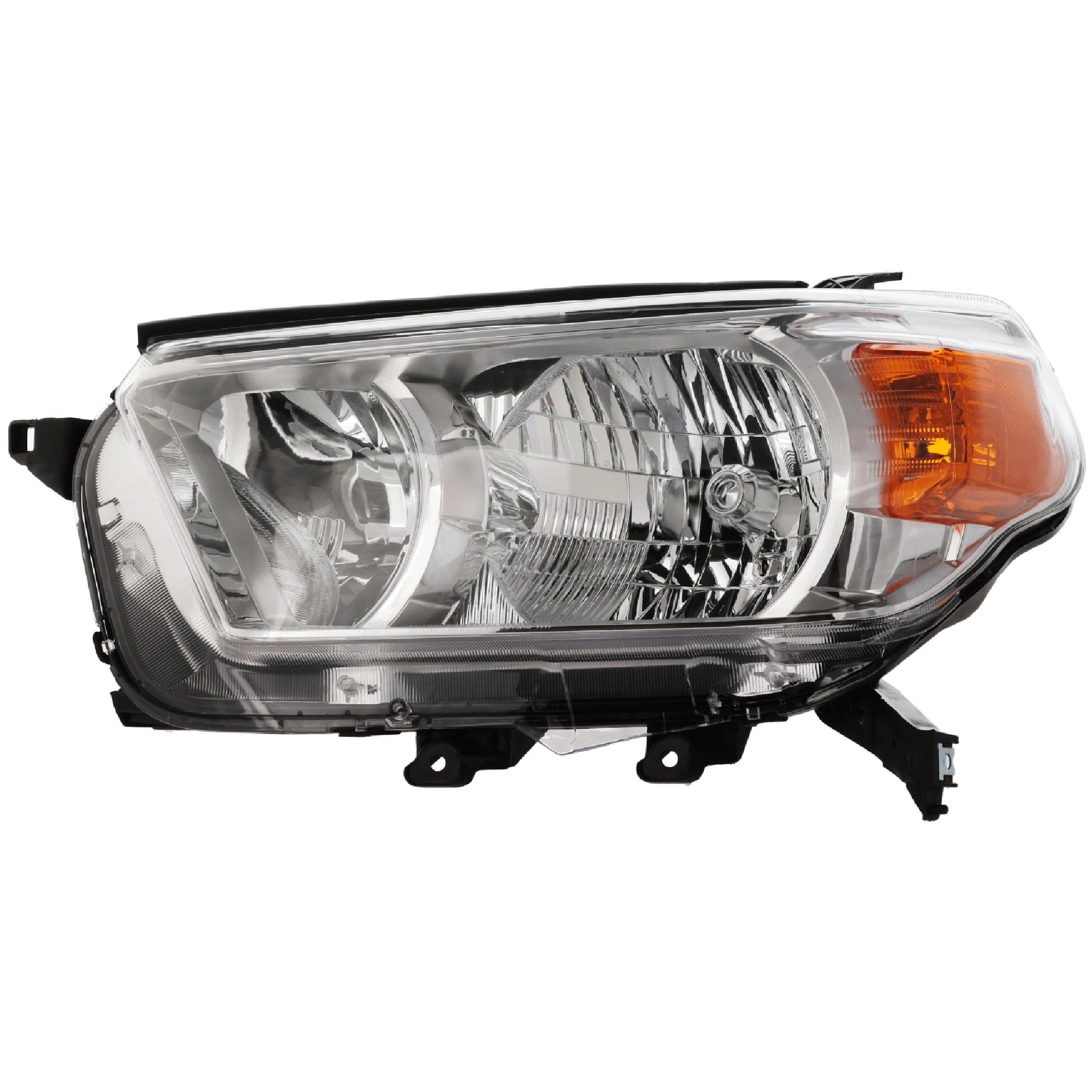Headlight Lens and Housing for Toyota 4Runner 2010-2013, Left (Driver), SR5 Without Trail Package/Limited Models, Replacement