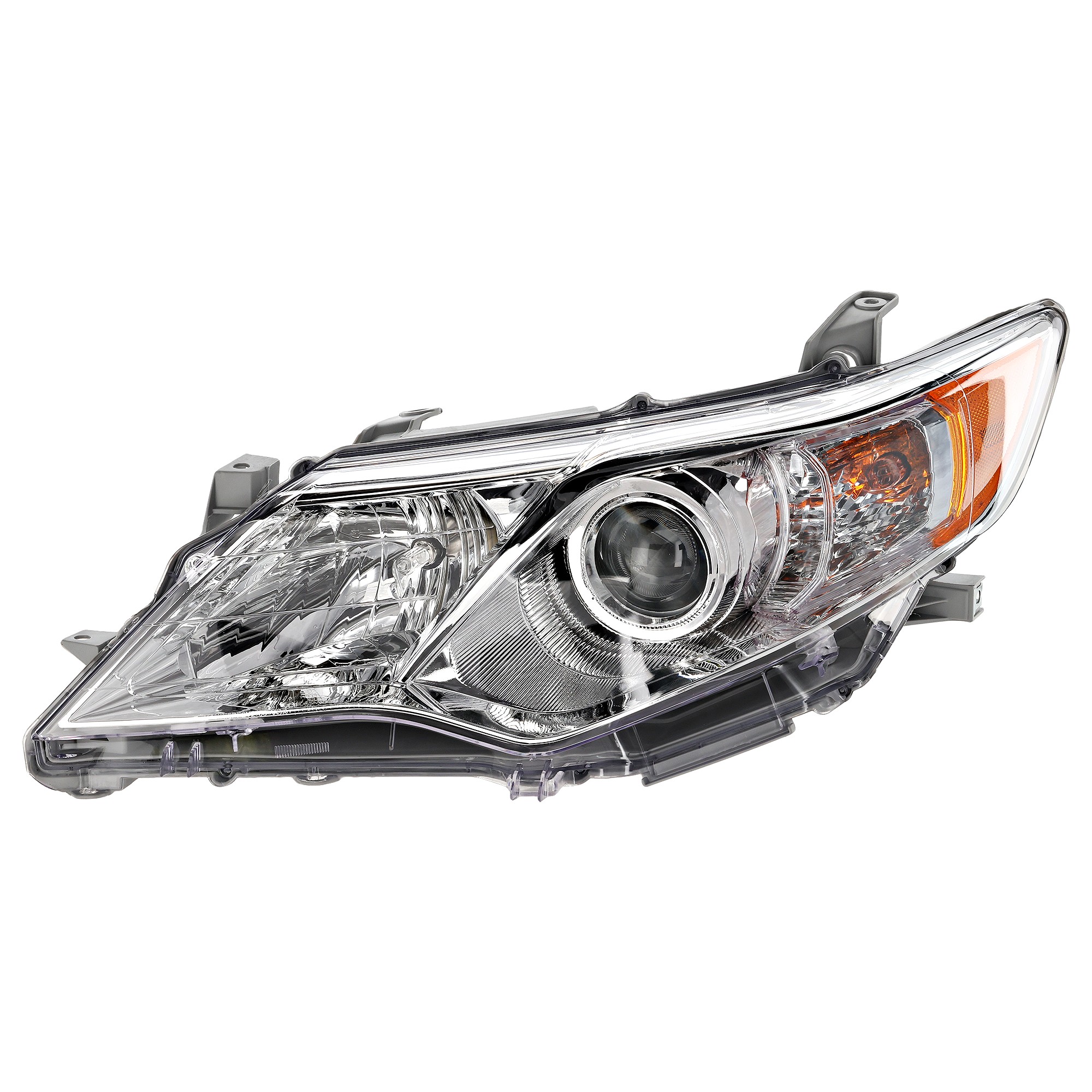 Headlight Assembly for 2012-2014 Toyota Camry, Left (Driver) Side, Halogen, Suitable for L, LE, XLE, and Hybrid Models, Replacement