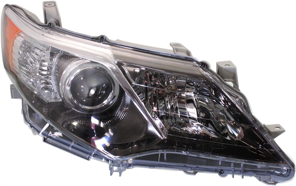 Headlight Lens and Housing for Toyota Camry 2012-2014, Right (Passenger) Side, Xenon, without HID Kit, Replacement