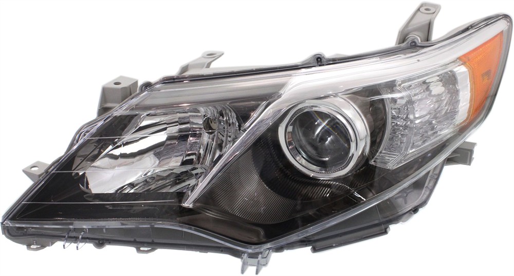 Headlight Lens and Housing for 2012-2014 Toyota Camry, Left (Driver), Xenon, without HID Kit, Replacement
