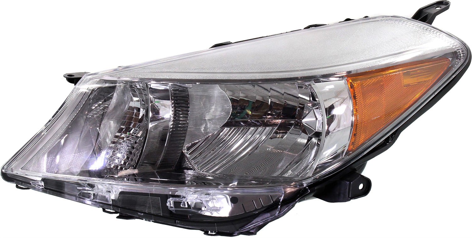 Headlight for Toyota Yaris Hatchback 2012-2014, Left (Driver) Side, Lens and Housing, Halogen, Sport Type, Replacement