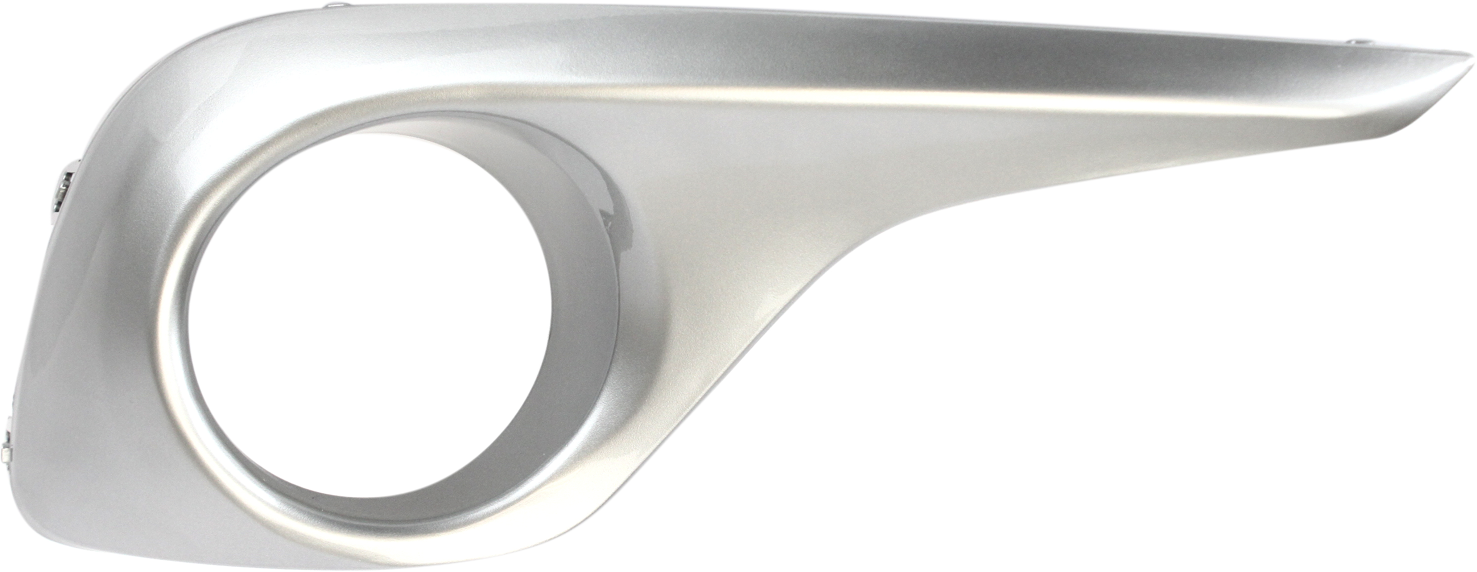 Front Fog Light Molding for Highlander 2011-2013, Right (Passenger), Silver, Excludes Hybrid Models, Toyota Replacement