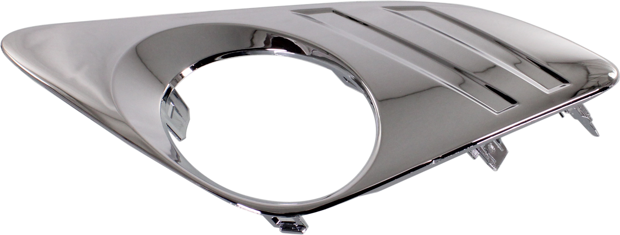 Front Fog Light Molding for 2012-2014 Toyota Camry, Left (Driver), Chrome, Fits L, LE, XLE, Hybrid Models, Replacement