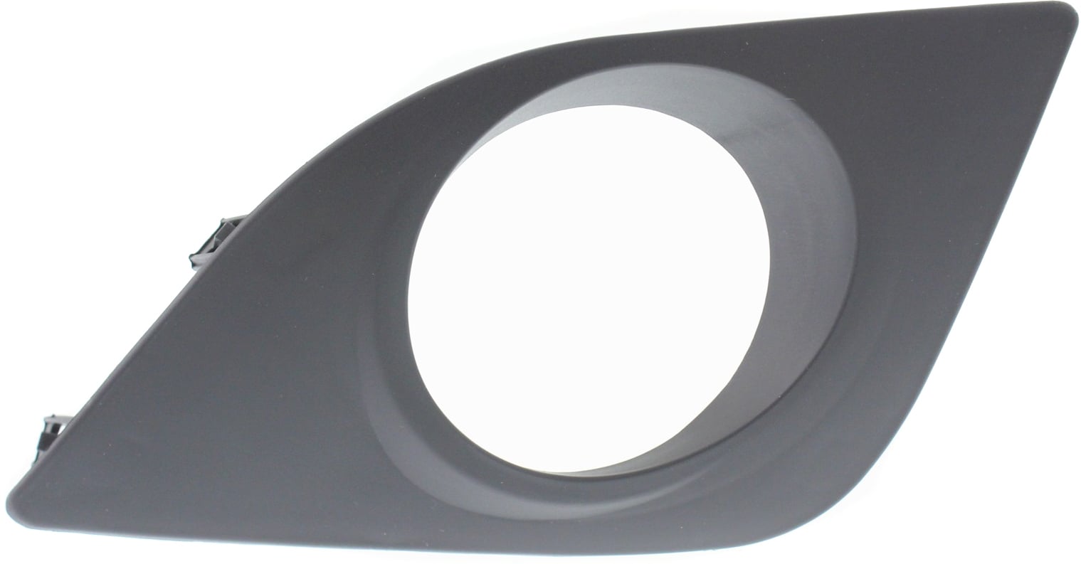 Front Fog Light Molding for 2014-2014 Toyota Corolla LE/LE Eco Models, Left (Driver), Textured Black, Replacement
