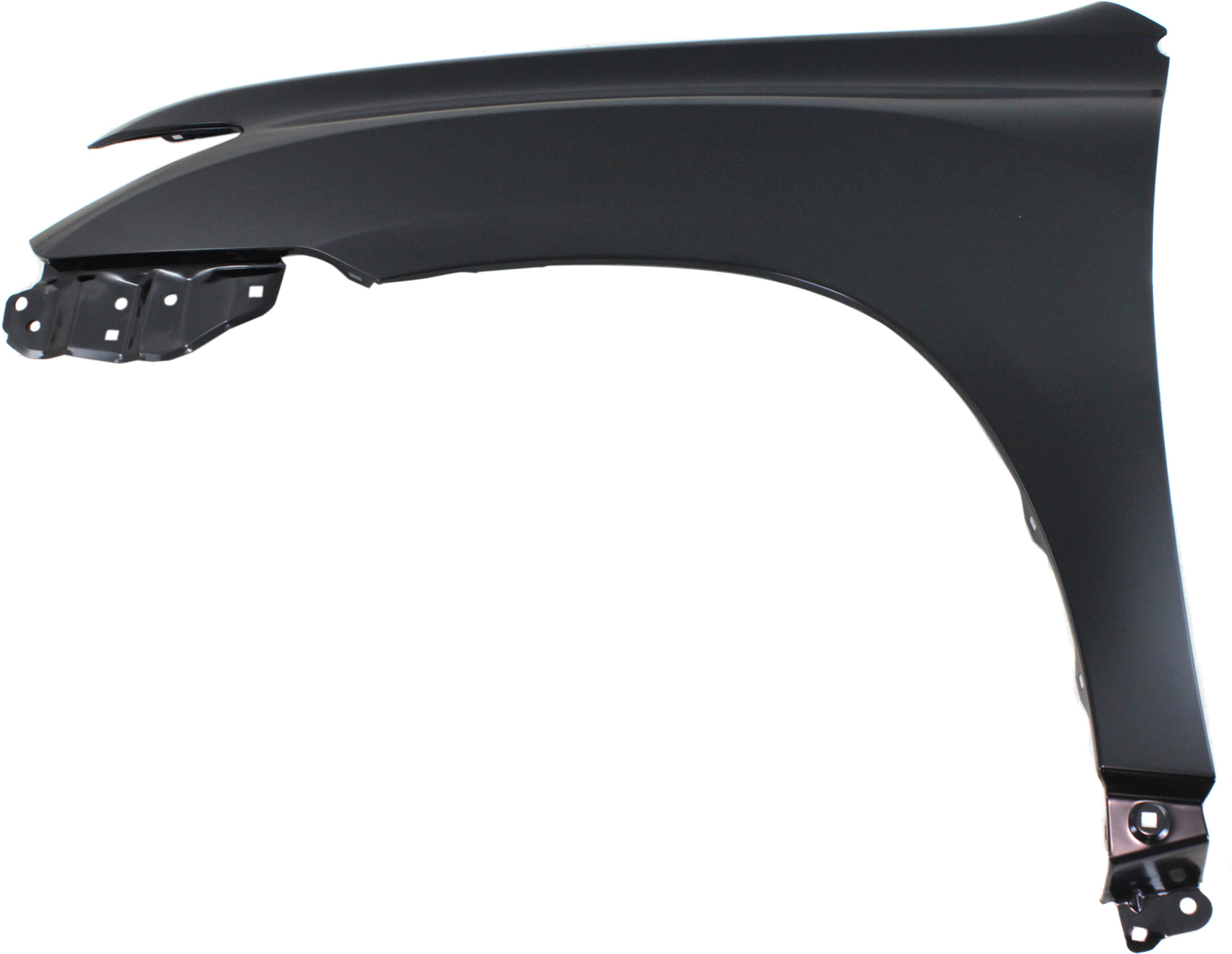 Front Fender for Toyota Highlander 2011-2013, Left (Driver), Primed (Ready to Paint), Excludes Hybrid Models, Without Antenna Hole, Replacement (CAPA Certified)