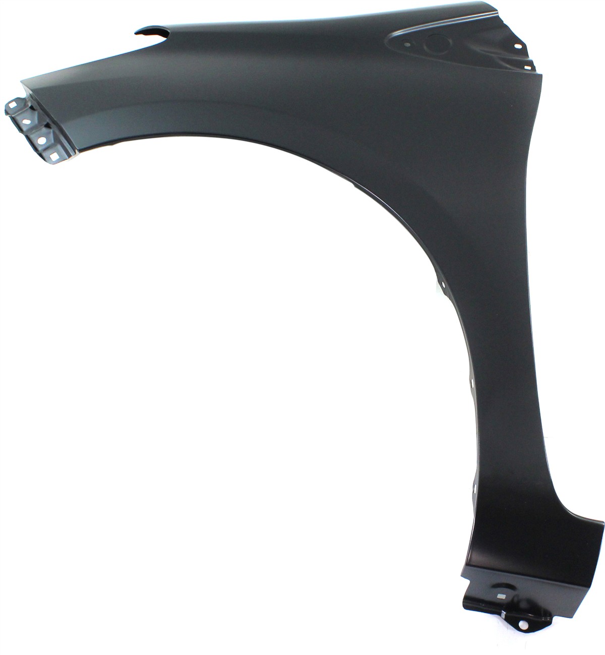 Front Fender for Toyota Yaris Hatchback, Left (Driver) 2012-2019, Primed (Ready to Paint), fits 2012-2014 Japan and 2014-2019 France Built Vehicles, without Rear Intermittent Wiper, Replacement (CAPA Certified)