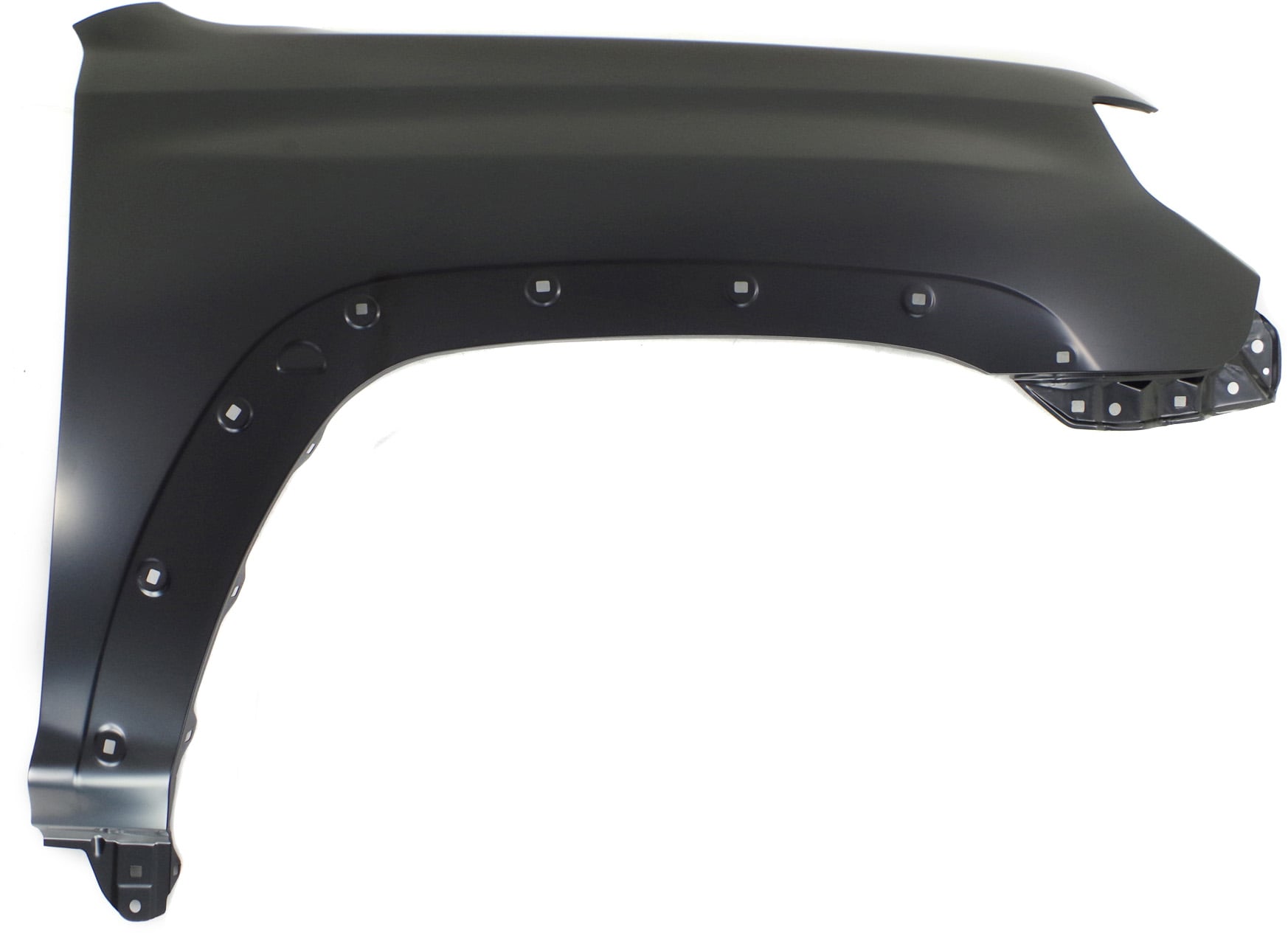 Front Fender for Toyota 4RUNNER 2014-2023, Right (Passenger), Primed (Ready to Paint), Steel, without Signal Light Hole and Antenna Hole, Replacement
