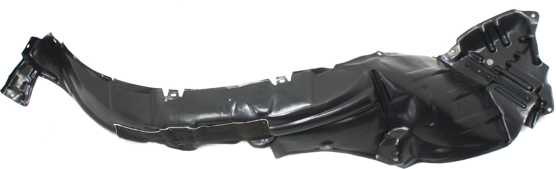 Front Fender Liner for Toyota Prius V (2012-2014), Left (Driver) Side, Plastic, Vacuum Formed, Replacement