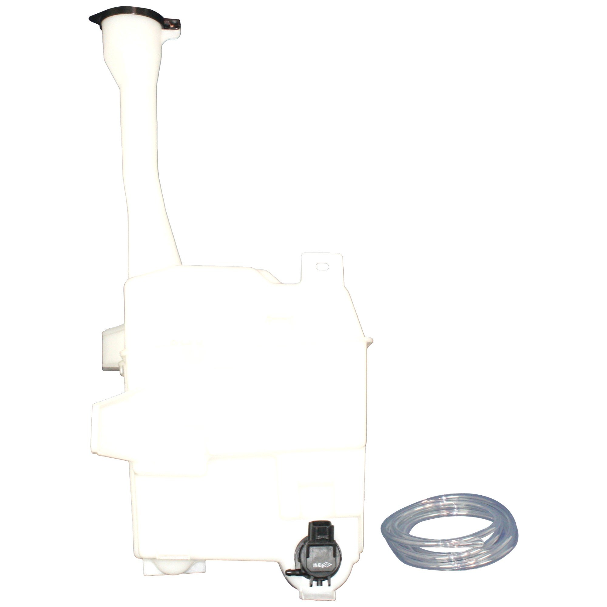 Washer Reservoir for Toyota Camry 2007-2011 and ES350 2007-2012, Assembly with Pump, Inlet, and Cap, Replacement (Camry, Japan Built)