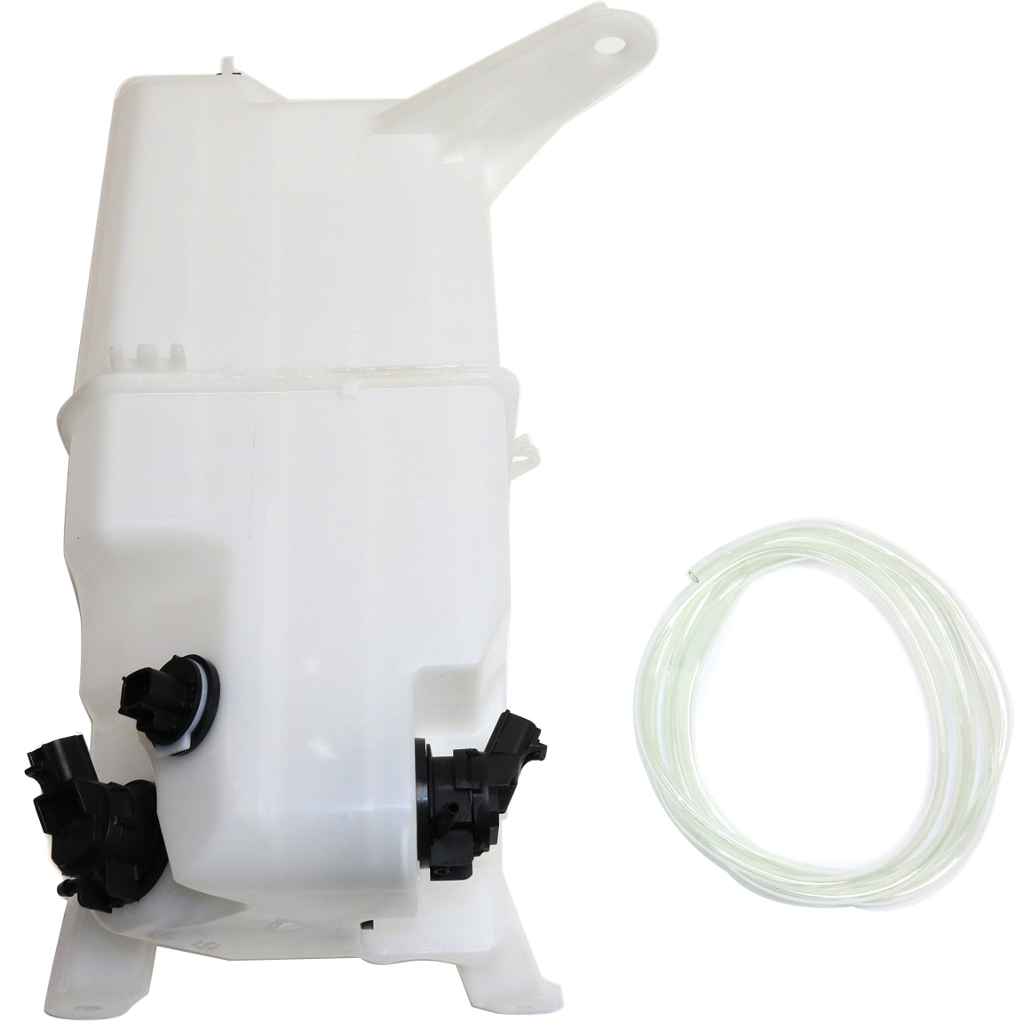 Washer Reservoir Assy for Toyota Sequoia (2008-2017) with Pump, Cap, and Sensor, Featuring Headlight Washer Holes, Replacement