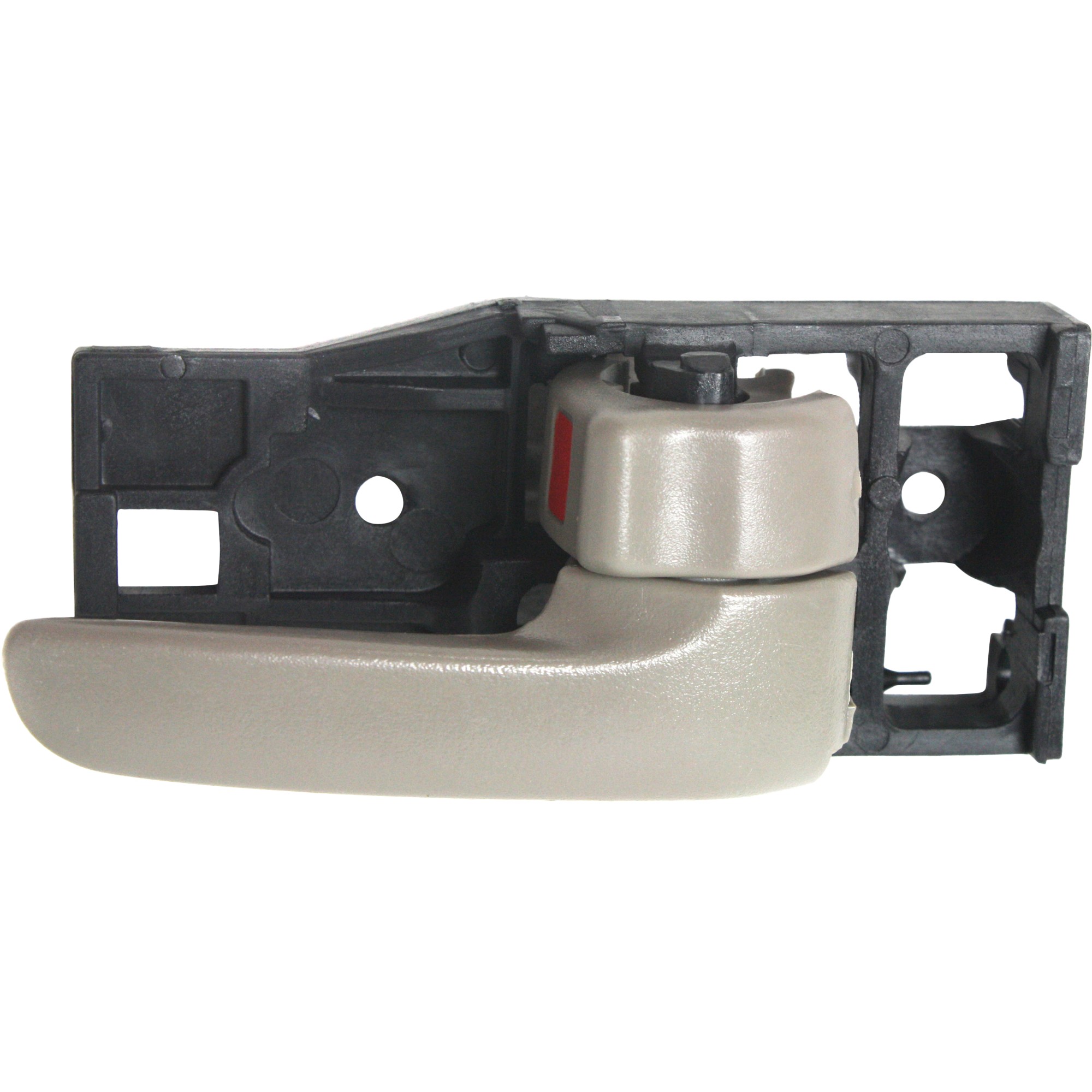 Front Interior Door Handle for Toyota Tundra 2000-2006 Right (Passenger), Beige (Fawn), with Door Lock, Standard/Extended Cab Pickup, Replacement