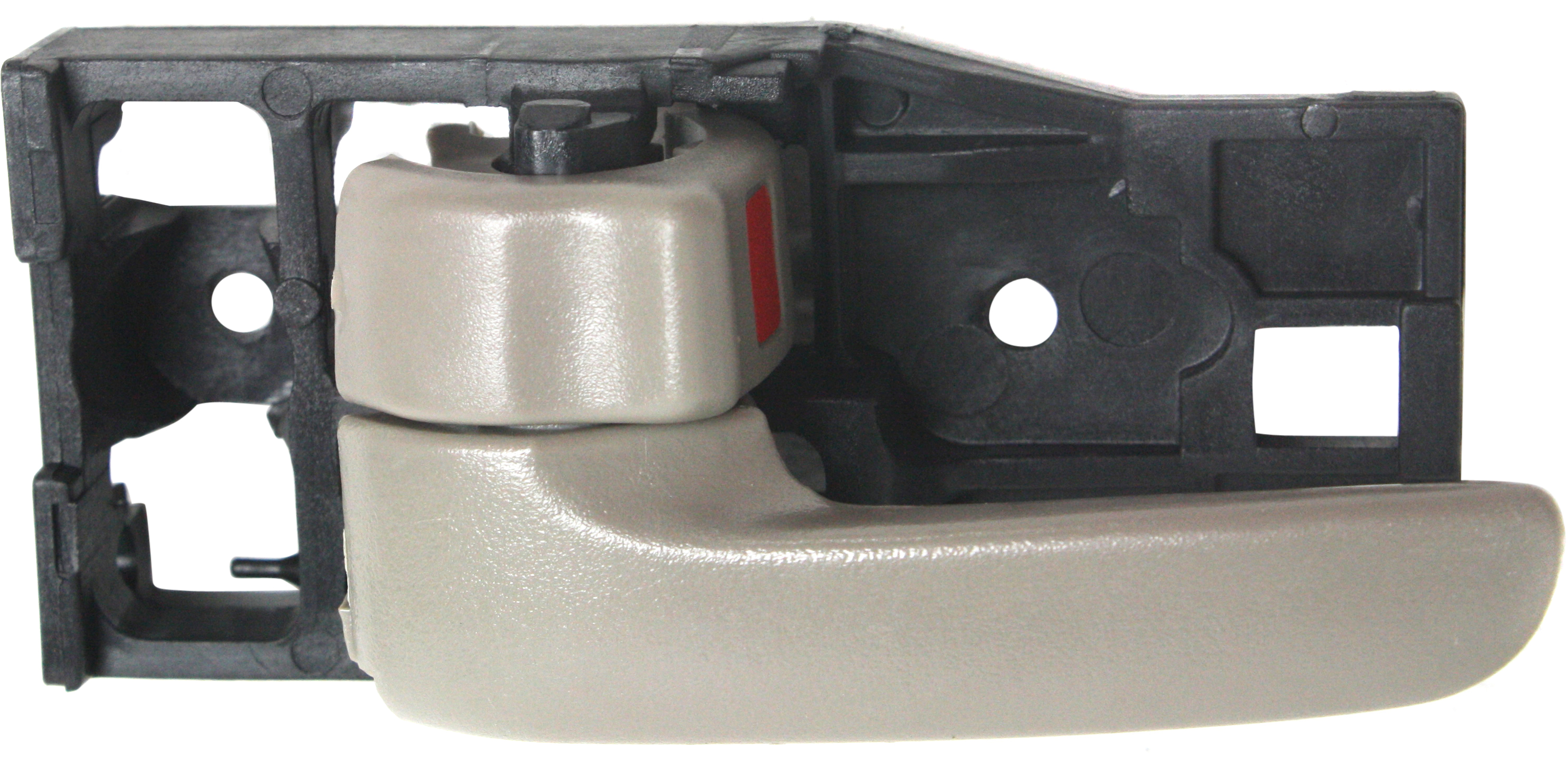 Front Interior Door Handle for Tundra 2000-2006, Left (Driver), Standard/Extended Cab Pickup, Beige (Fawn), with Door Lock, Replacement