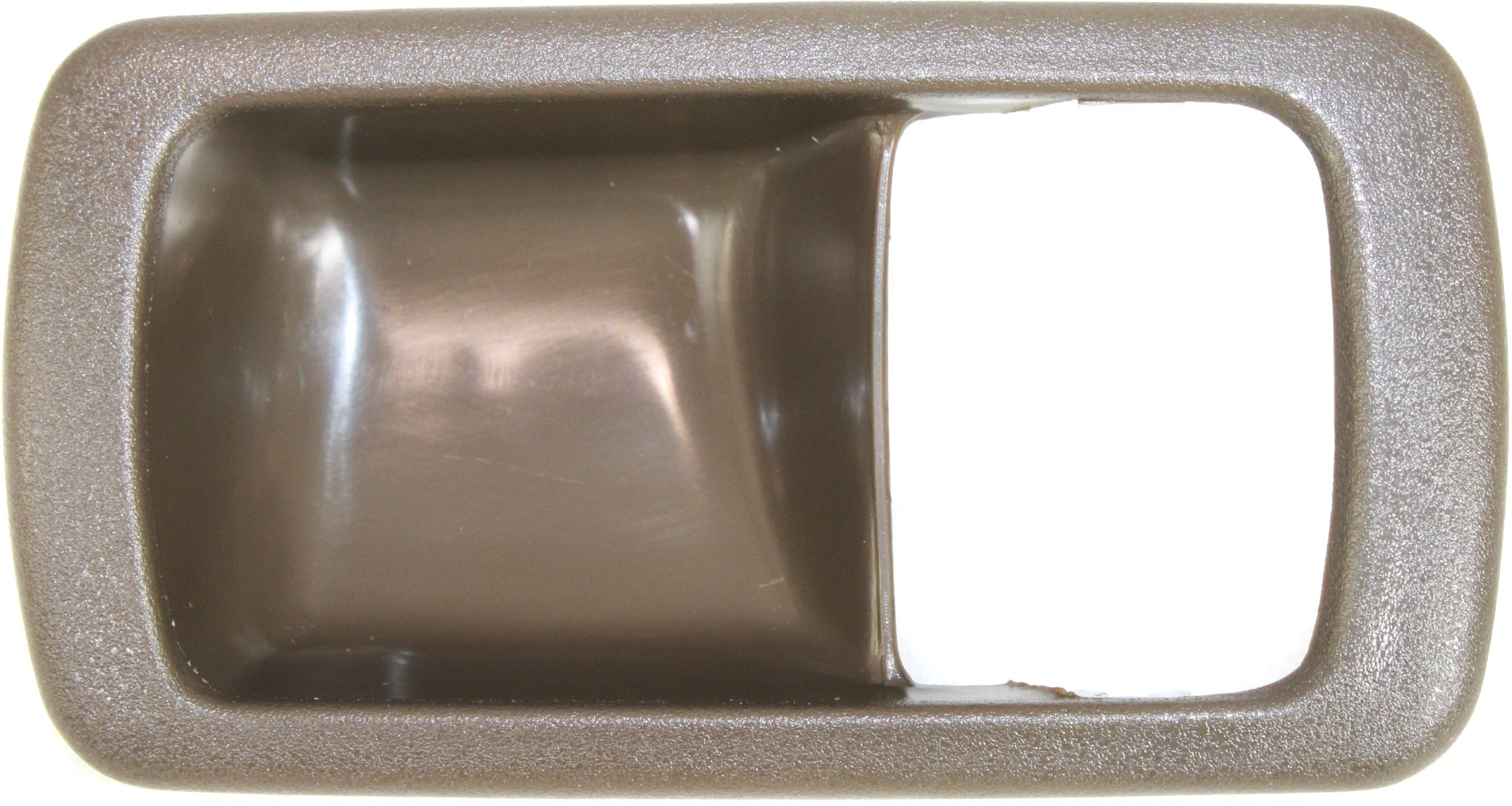 Front Door Handle for Toyota Camry 1992-1996, Left (Driver) Inside, with Bezel, Brown, Replacement