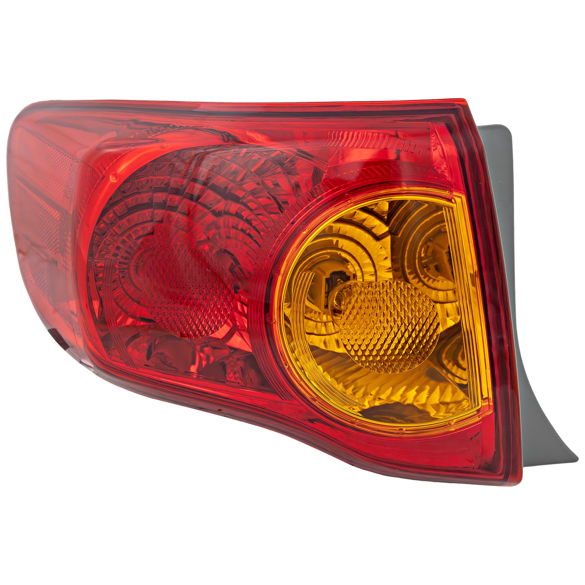 Tail Light Assembly for Toyota Corolla 2009-2010, Left (Driver), Designed for North America Built Vehicle, Replacement
