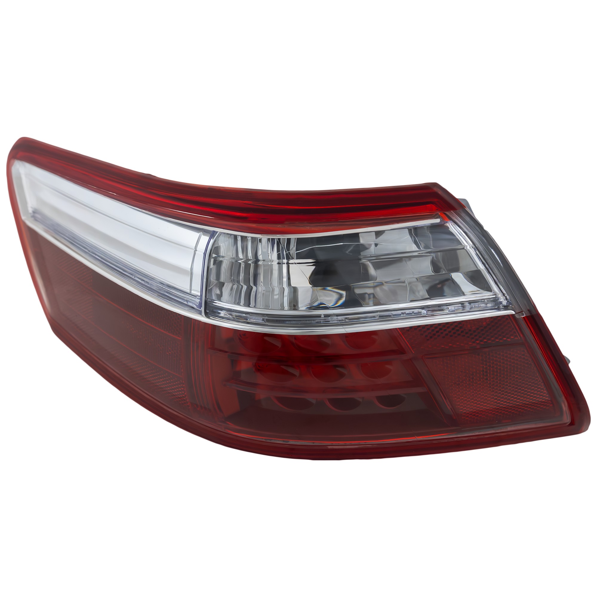 Tail Light for Toyota Camry 2007-2009, Left (Driver) Outer, Lens and Housing, LED Light, Hybrid Model, Suitable for Japan/USA Built Vehicle, Replacement