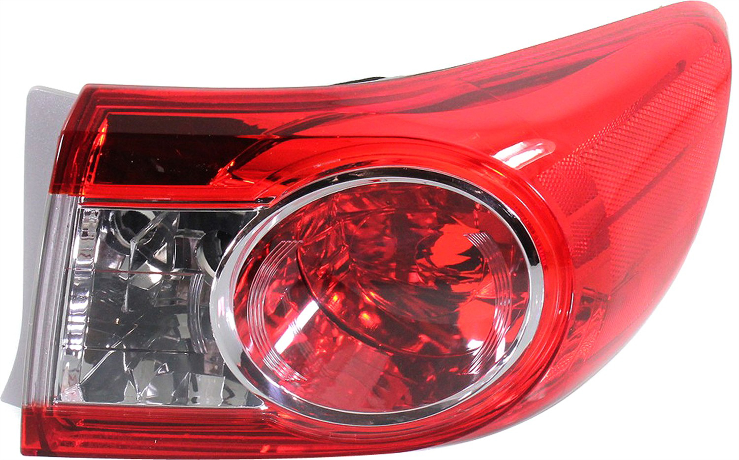 Tail Light for Toyota Corolla 2011-2013, Right (Passenger) Side, Outer, Lens and Housing, Suitable for Japan Built Vehicle, Replacement