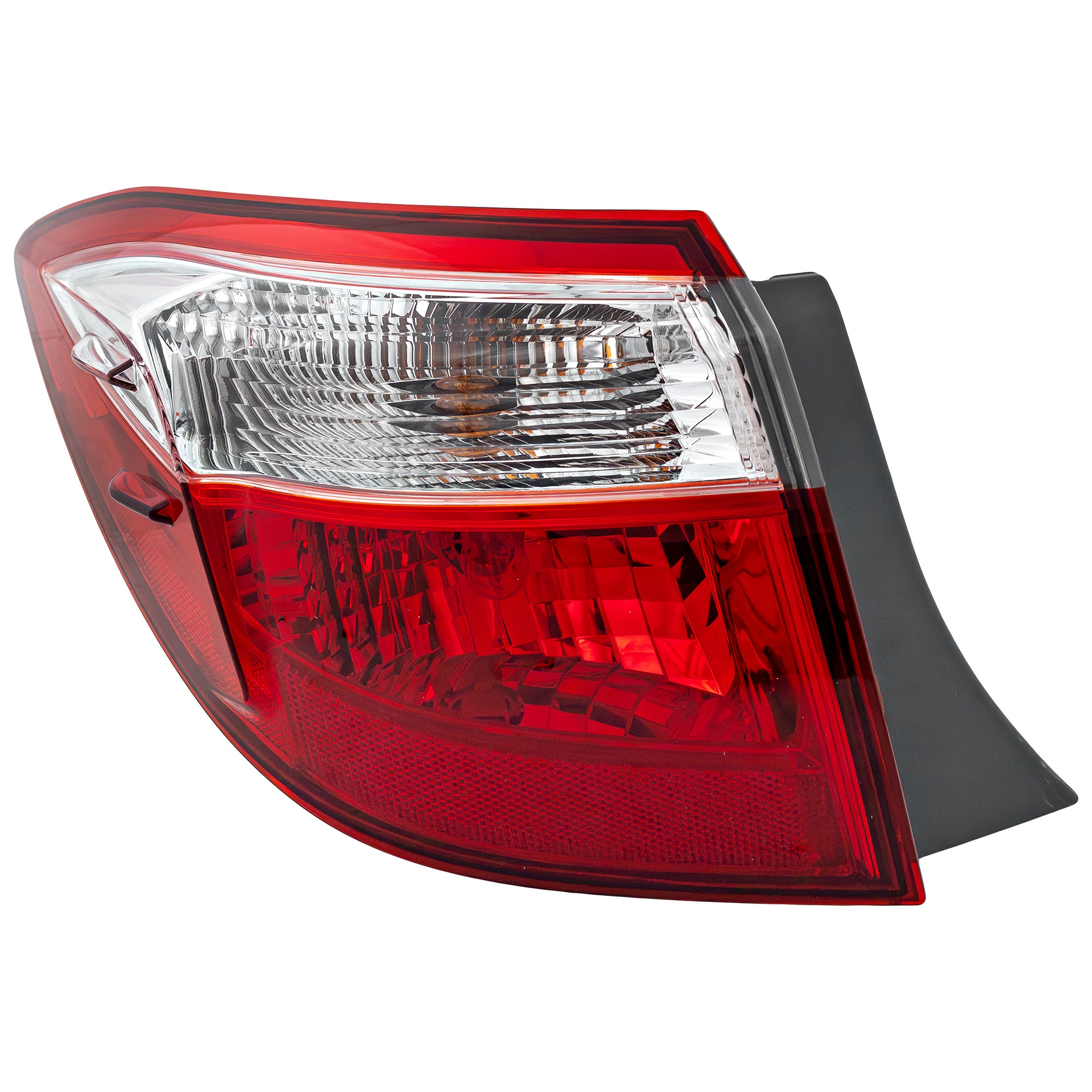 Tail Light Assembly for Toyota Corolla 2014-2016, Left (Driver), Outer, Halogen, Replacement