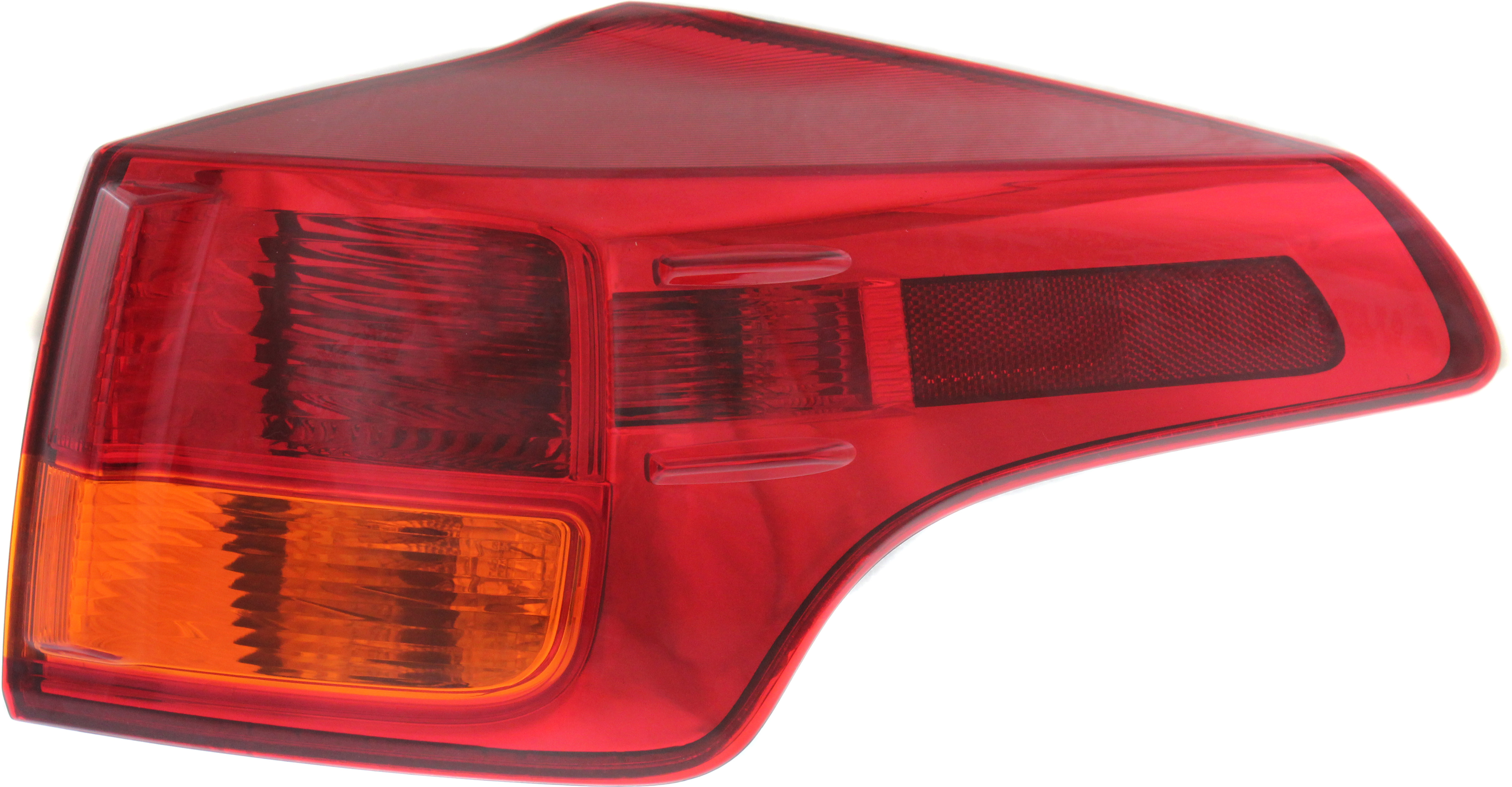 Tail Light Assembly for Toyota RAV4 2013-2015, Right (Passenger) Outer Halogen, Excluding EV Model, Built in North America, Replacement