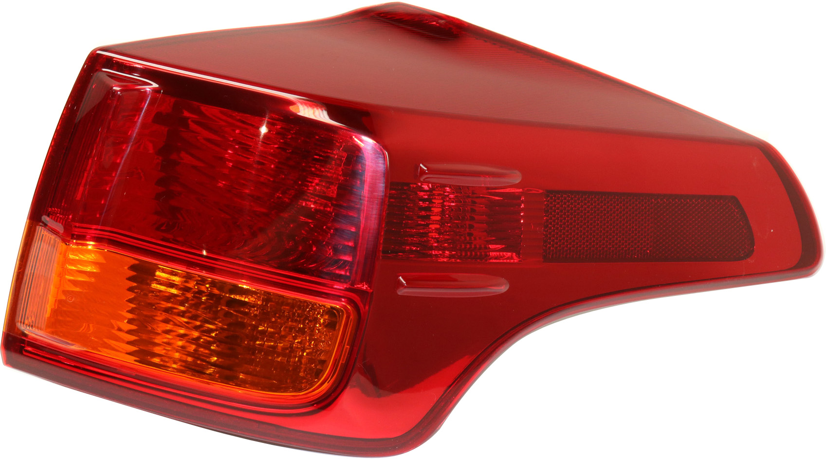 Tail Light for Toyota RAV4 2013-2015, Left (Driver), Outer, Lens and Housing, Halogen, Excludes EV Model, For Japan Built Vehicle, Replacement