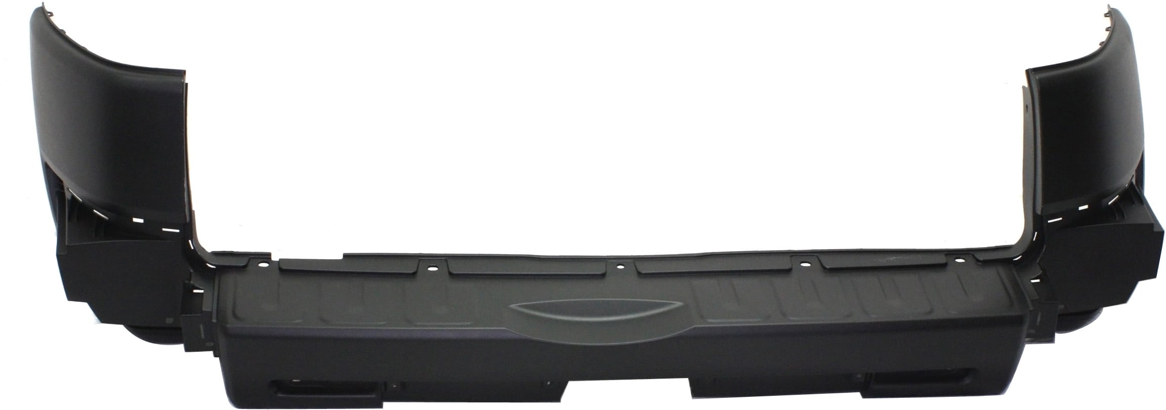 Textured Rear Bumper Cover for Toyota FJ Cruiser (2007-2010), Without Rear Object Sensor Holes, Replacement