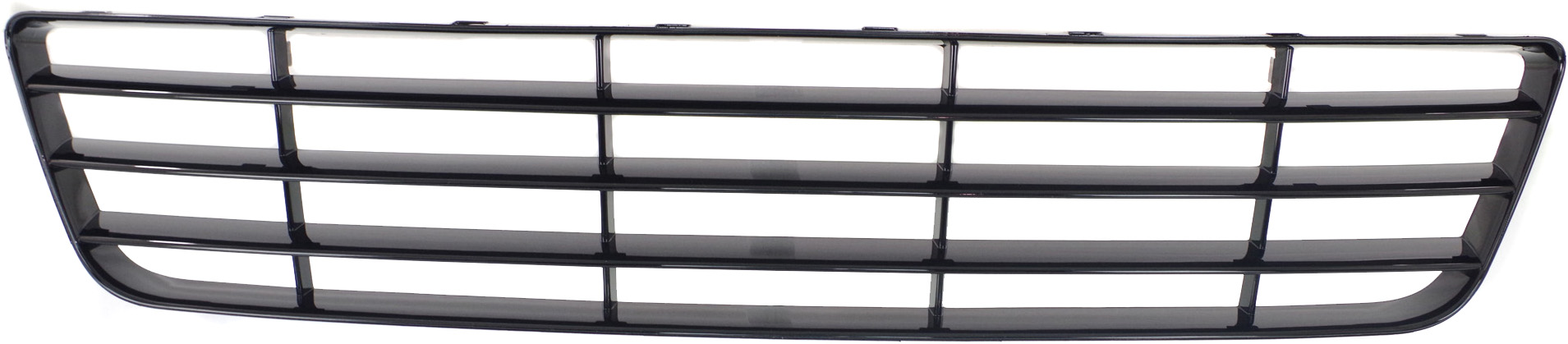 Front Bumper Grille for Volkswagen Golf Hatchback 2012-2013, Center, Lower Position, Plastic, R Model, Replacement
